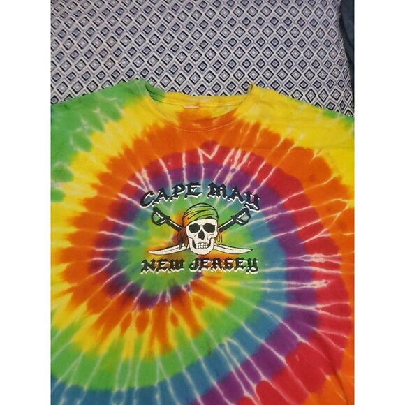 Cape May NEW Jersey  Tie Dye Vintage Men's T-Shirt Size XL - Picture 3 of 16